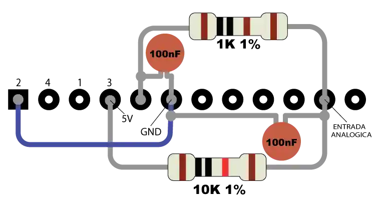 Conector Auxiliar de Termocupla